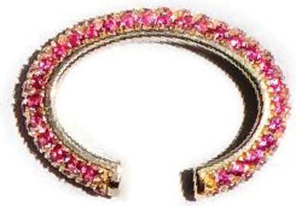 Fry Powers Sparkle Ear Cuffs in 14K Gold in Fuchsia at Nordstrom
