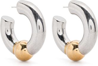 Jean Paul Gaultier Orecchini The Tube - Argento