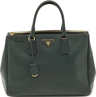Prada leather tote bag - Green