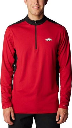 Columbia Mens Columbia Cardinal Arkansas Razorbacks Tech Trail Omni-Shade Quarter-Zip Top at Nordstrom, Size X-Large