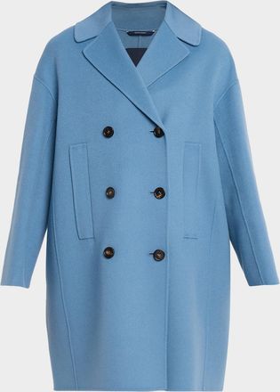 Max Mara Wool Broadcloth Midi Coat