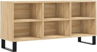 vidaXL Vidaxl - Mueble de tv madera de ingeniería roble Sonoma 103,5x30x50 cm