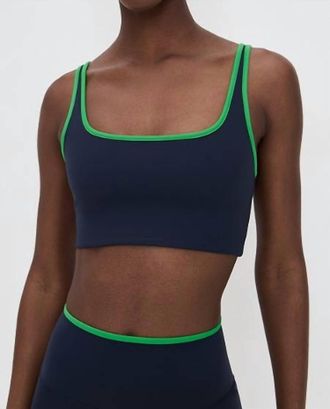 SPLITS59 Cait Rigor Bra In Indigo/grass
