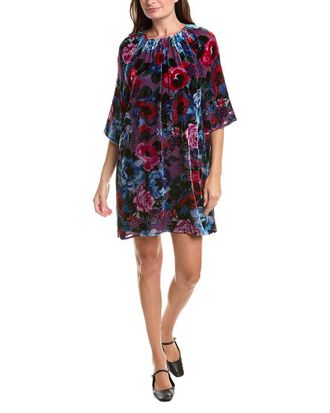 Johnny Was Hollis Silk-Blend Mini Dress