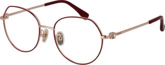 Max Mara Red Metal Glasses Womens (Frames)