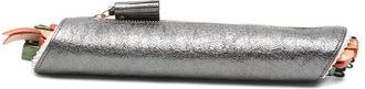 Anya Hindmarch Metallic-effect Tassel-detail Pencil Case