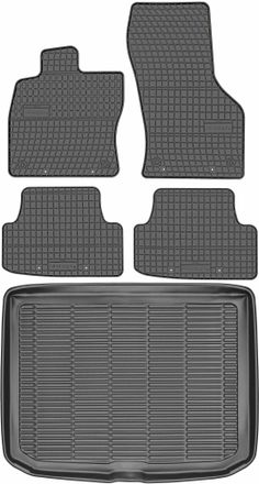 OEM Juego De Alfombrillas De Goma Para Coche Y Maletero Para Audi A3 Iii 8v Sportback (2012-2020)