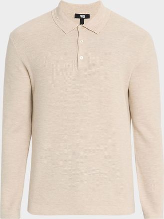 Paige Mens Selwyn Polo Sweater