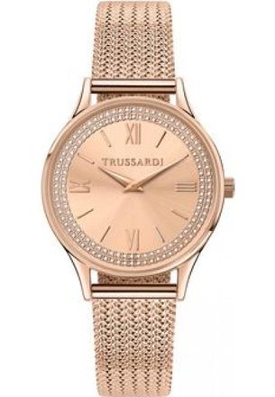 Trussardi Womens R2453152505 Ladies T-Star Watch - Rose Gold - One Size