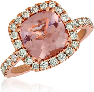 Le Vian Ladies Pastels Rings set in 14K Strawberry Gold