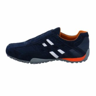 Geox Blauwe Heren Veterschoenen - Heren - Schoenen - Blauw - Maat: 45 EU Leer