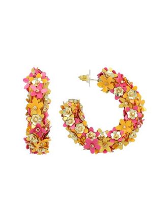 Lott. Gioielli CE SQ Sequin Flower Creole M - Sunset Mix at Nordstrom
