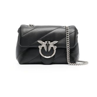 Pinko Cross Body Bags, female, Black, ONE SIZE, Love Mini Puff Shoulder Bag