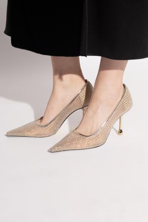 Jimmy Choo London Heeled Shoes Ixia, Womens, Gold