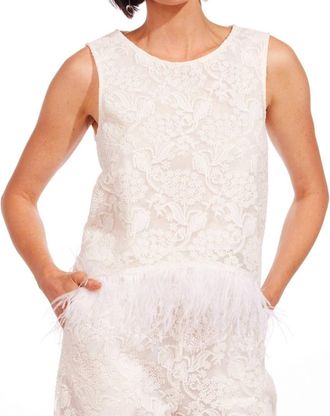 Eva Franco Florentine Top In Lily Of The Valley