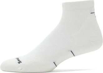 Smartwool Run Targeted Cushion Ankle Socks Mens Low Cut Socks Shoes White-White : XL (Mens Shoe 12-14.5), Merino/Nylon/Wool