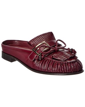 Fendi Fendi Baguette Leather Mule