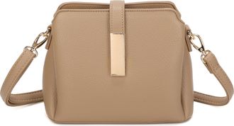 Generic Womens Crossbody Bag with Multiple Compartments - Adjustable Strap, Top Zip & Flap Magnetic Closure, Lightweight Shoulder Handbag with Back & Inner Zi