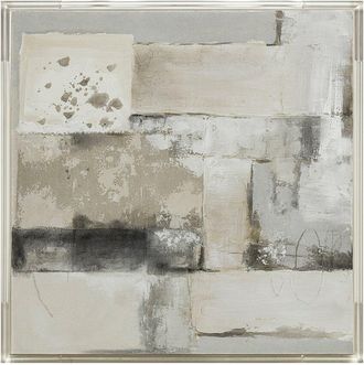 Sagebrook Home 40X40 Lynton Framed Hand Painted Wall Art