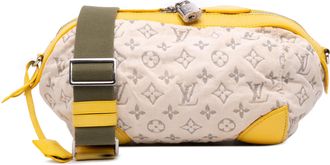 Louis Vuitton Pre-owned Womens Canvas Monogram Shoulder Bag - Cream Textile - One Size