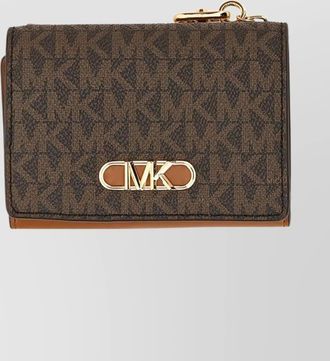 Michael Kors logo snap button wallet and cardholder