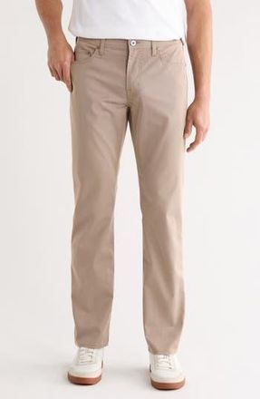 AG - Adriano Goldschmied Graduate Tailored Straight Leg Twill Pants in Fawn Brown at Nordstrom Rack, Size 29 X 32