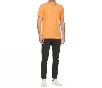 Psycho Bunny Thomas Performance Polo Shirt In Papaya