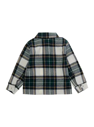 Nan&aacute;n Cotton Check Shirt - Green