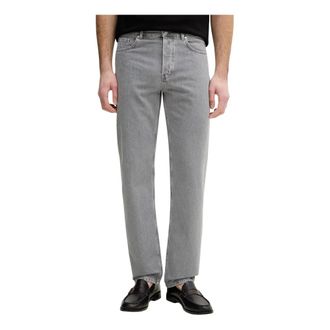 Trussardi Jeans, Heren, Grijs, W31, Katoen, 390 Straight Jeans