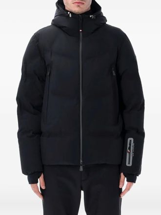 Moncler Angren hooded ski jacket - men - Polyamide/Elastane/Down/Feather - 2 - Black