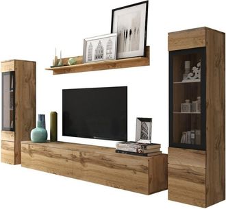 Mirjan24 Mobilier1 - Conjunto De Sal&oacute;n Sarasota 126, Roble Wotan