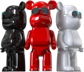 Trade Shop Trade Shop - Estuche Port&aacute;til Del Altavoz Del Altavoz Bluetooth Usb Inal&aacute;mbrico De Dise&ntilde;o Est&eacute;reo Oso