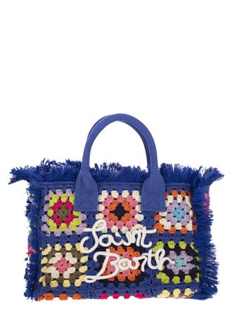 MC2 Saint Barth MC2 Saint Barth Colette H&auml;kelhandtasche mit H&auml;kelblumfleck