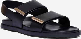 Tod's Flache ergonomische Glattledersandalen