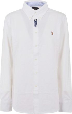 Polo Ralph Lauren Long Sleeve Button-Up Shirt With Embroidered Logo