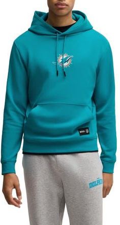 BOSS x NFL Woodson Graphic Hoodie in Miami Dolphins at Nordstrom Rack, Size Xxx-Large