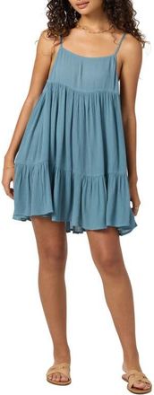 O'Neill Saltwater Rilee Cover-Up Minidress in Provincial Blue at Nordstrom, Size X-Small