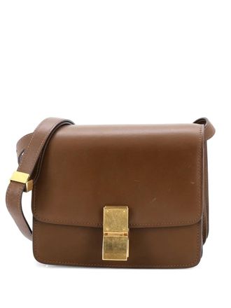 Celine Classic Box Bag Smooth Leather Small crossbody bag - Brown