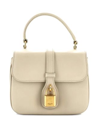 Celine Tabou Top Handle Bag Smooth Calfskin Mini satchel - Neutrals