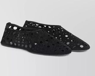 Alaia leather slippers