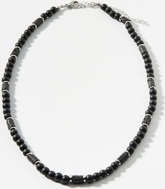 Le 31 Mens Mixed-bead necklace