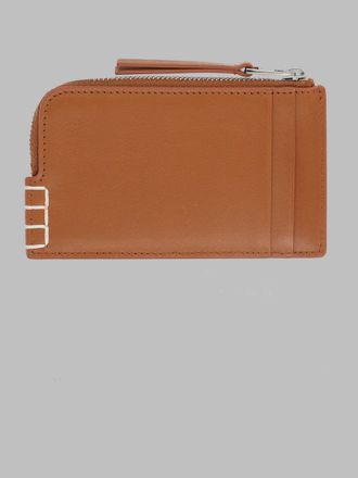 J.W.Anderson Leather Zip-Around Wallet - Beige