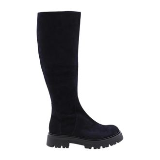 &Egrave; Mia Fleurus Stijlvolle Laarzen - Dames - Hoge Laarzen - Blauw - 38 EU - Schoenen