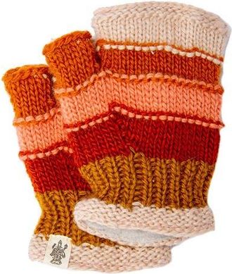 Nirvanna Designs Short Cuff Handwarmers in Rust at Nordstrom