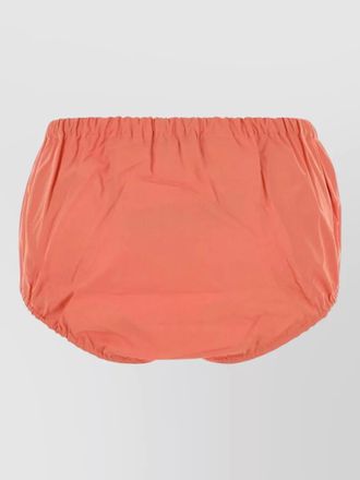 Prada poplin shirt set buttoned pockets waistband