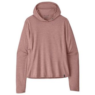 Patagonia Cap Cool Sun Hoody Funktionsshirt f&uuml;r Damen | rosa