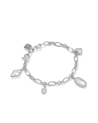 Kendra Scott Womens Icon Charm Bracelet In Silver Neutral Mix