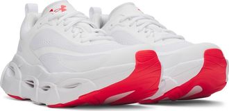 Under Armour UA Halo Racer Running Shoe in White/Racer Red at Nordstrom, Size 10.5