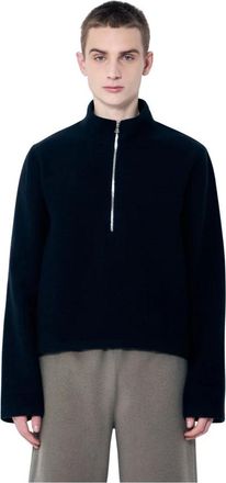 Rier Fleece City Sweatshirt - Heren - Fleece jassen - Zwart - S - Wol - Fitness