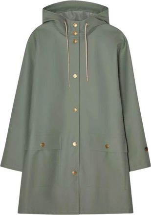 Busnel Britte Regenjas Khaki Groen - Dames - Regenjassen - Groen - L - Polyester - Jassen